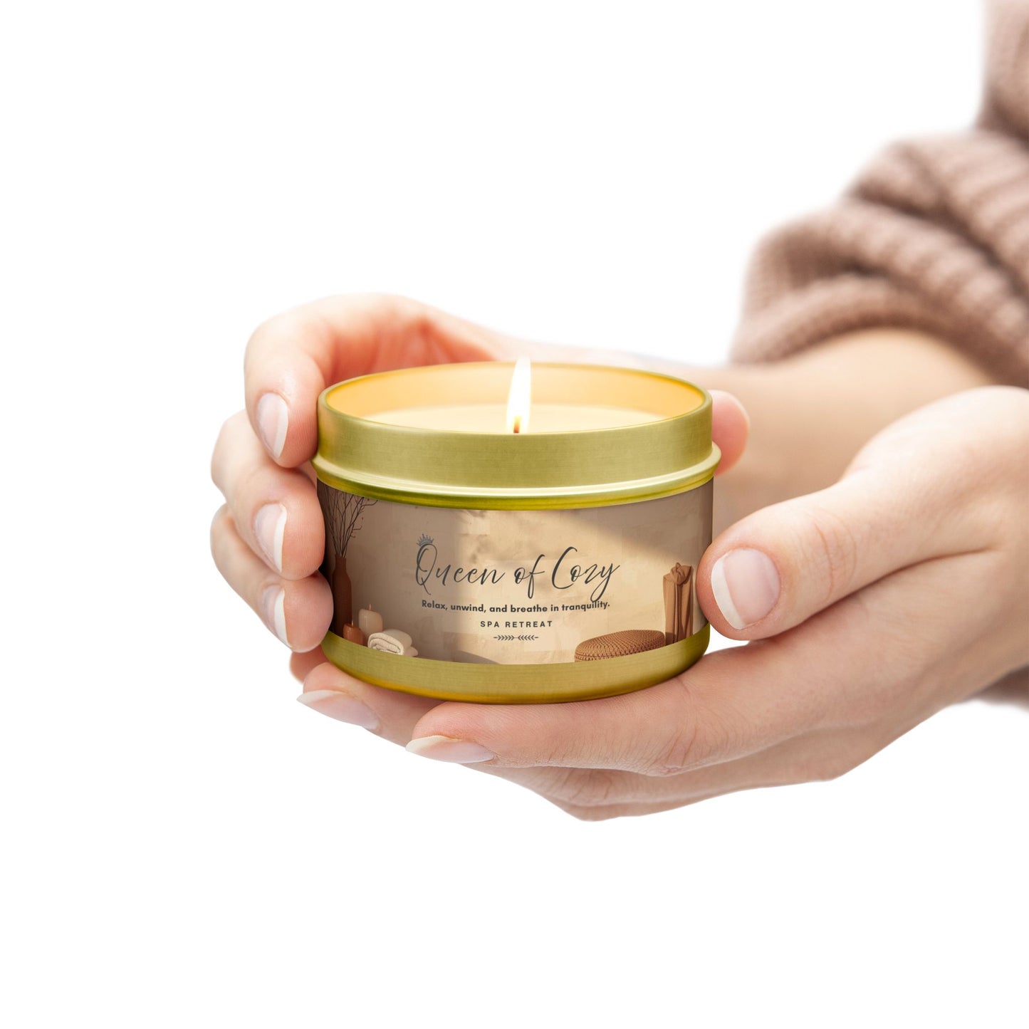 Queen of Cozy Tin Candles | Spa Retreat