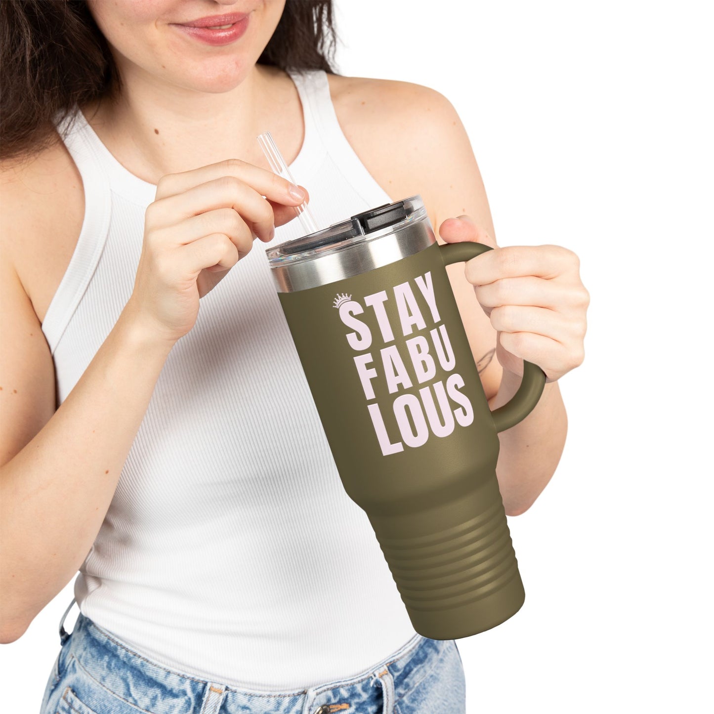 Stay Fabulous Insulated Travel Mug