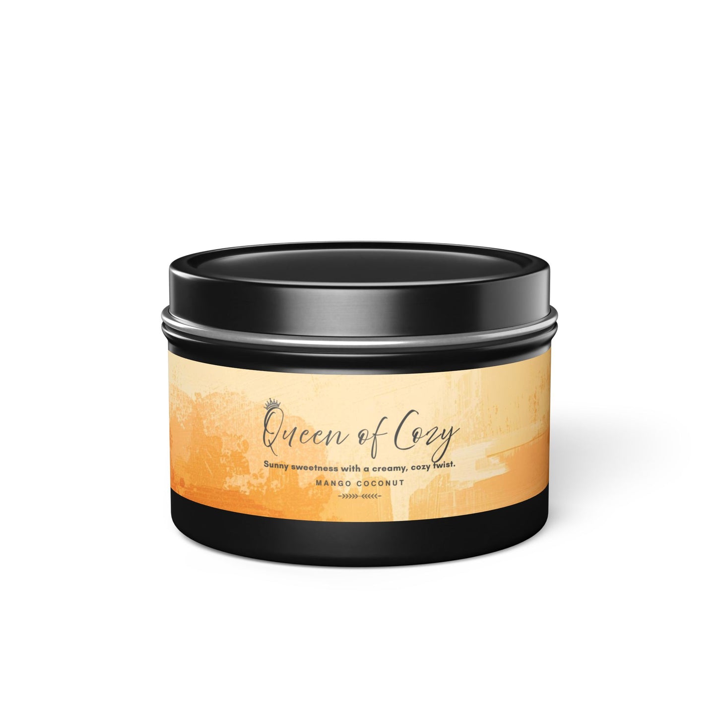 Queen of Cozy Tin Candles | Coconut Mango