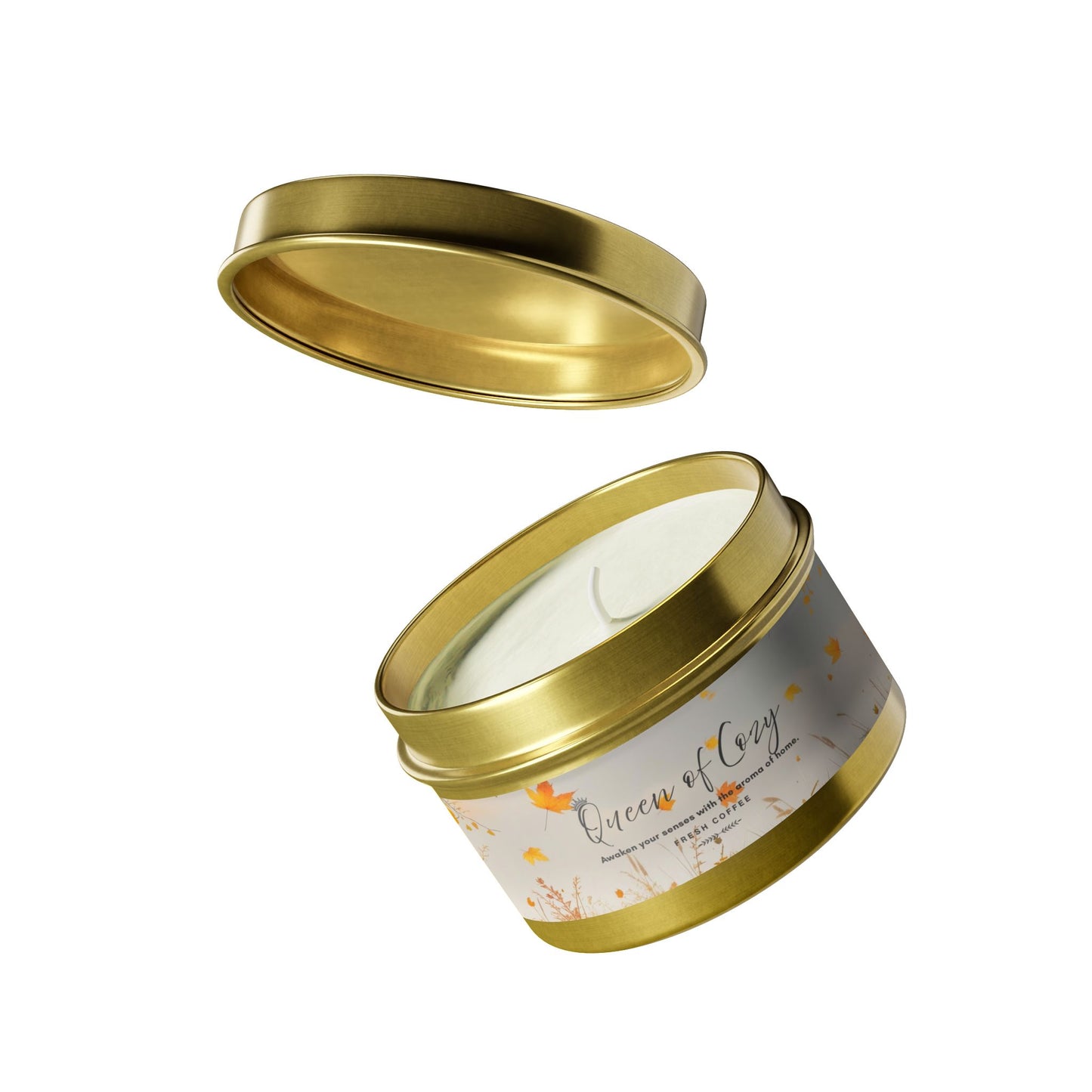 Queen of Cozy Tin Candles | Fresh Coffee