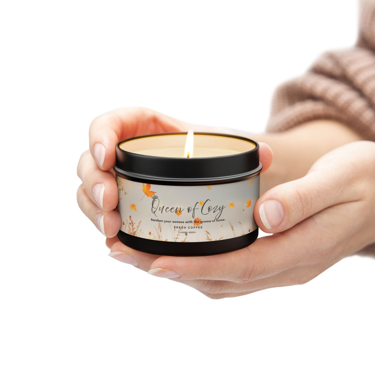Queen of Cozy Tin Candles | Fresh Coffee