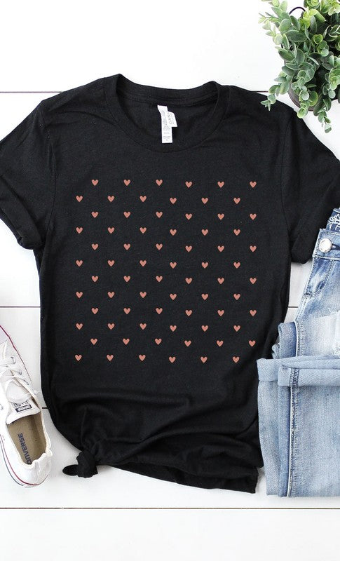 Polkadot Heart Graphic Tee