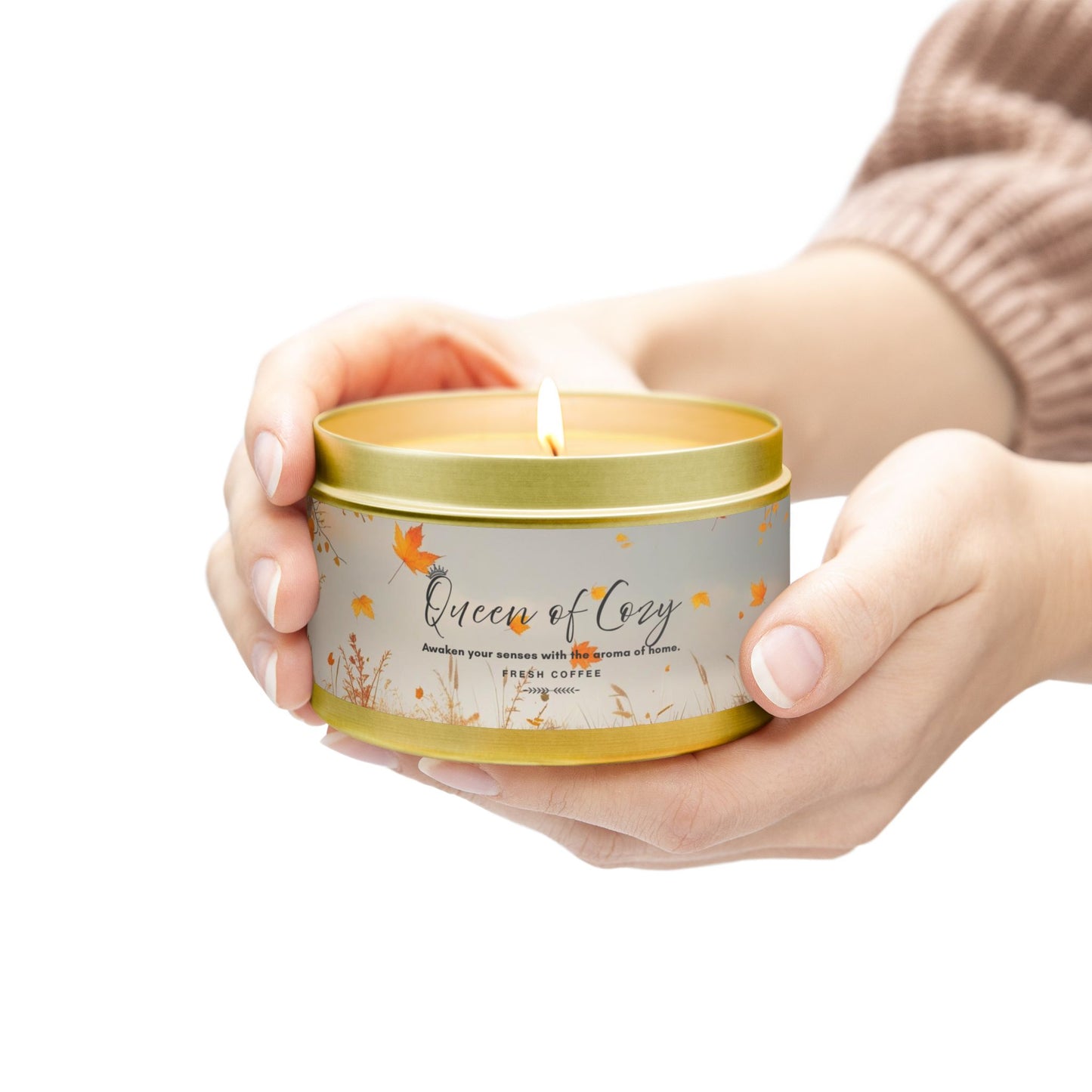 Queen of Cozy Tin Candles | Fresh Coffee