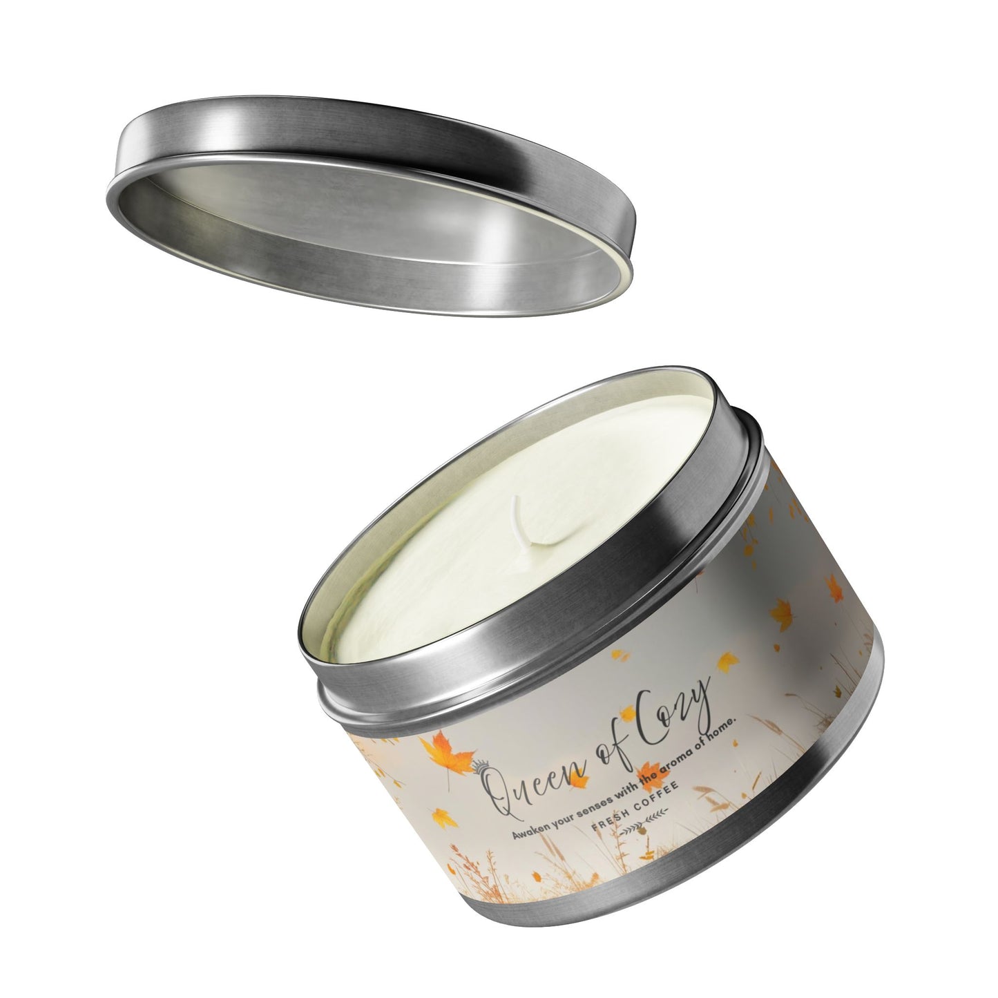 Queen of Cozy Tin Candles | Fresh Coffee