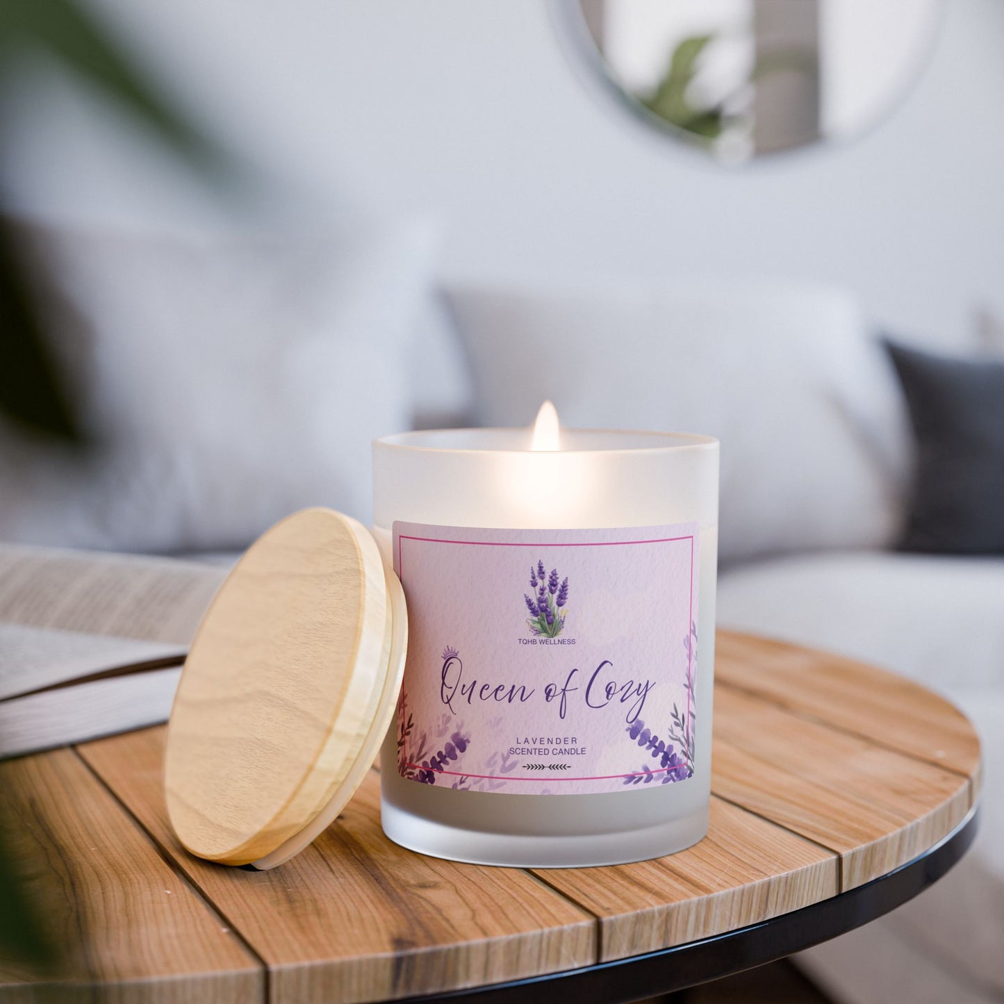 Lavender Scented Candle - Queen of Cozy
