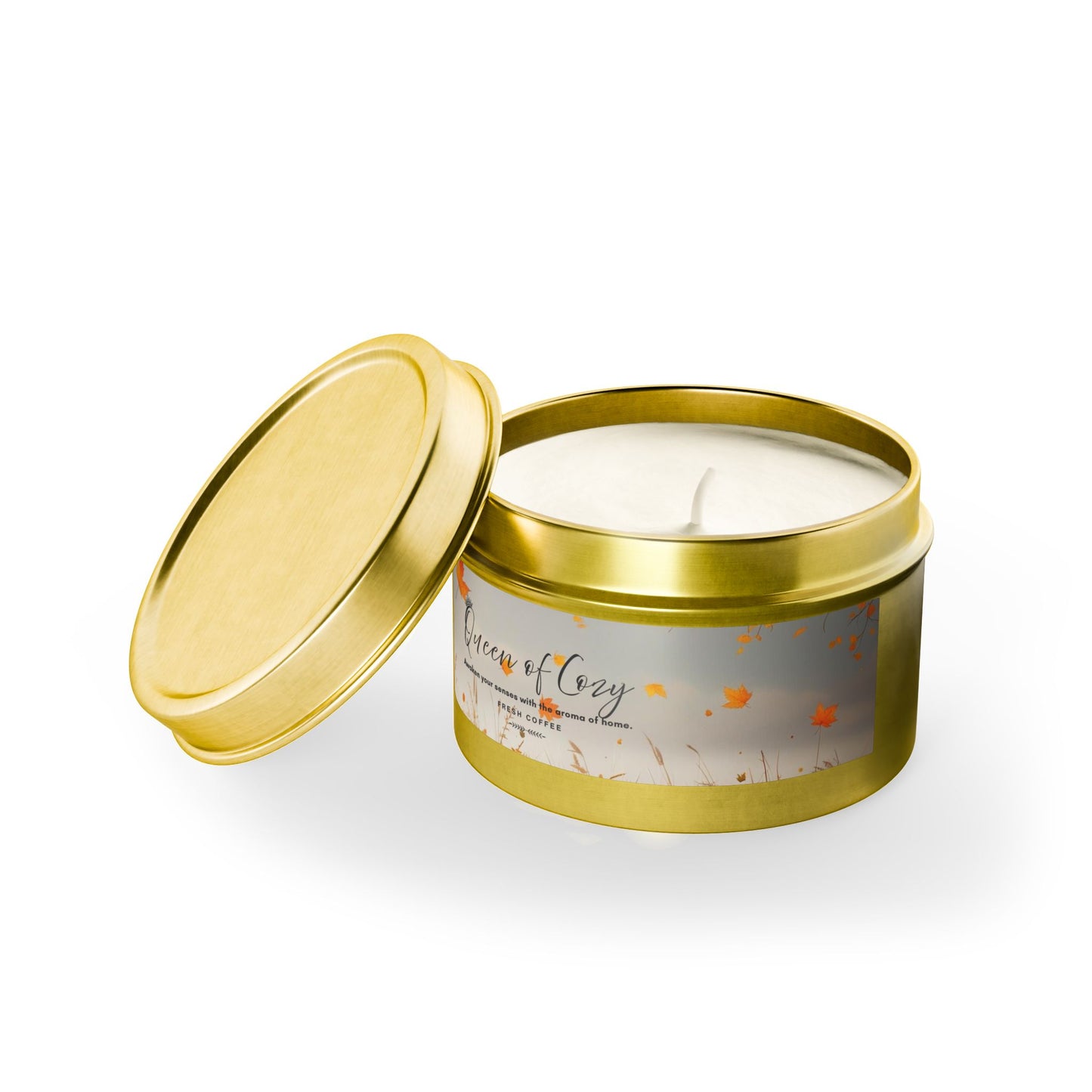 Queen of Cozy Tin Candles | Fresh Coffee
