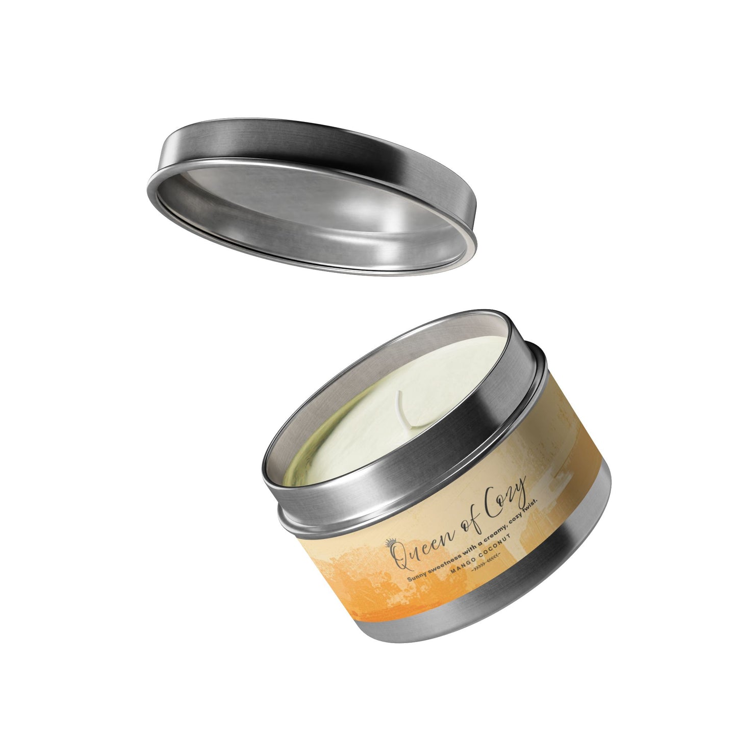 Queen of Cozy Tin Candles | Coconut Mango