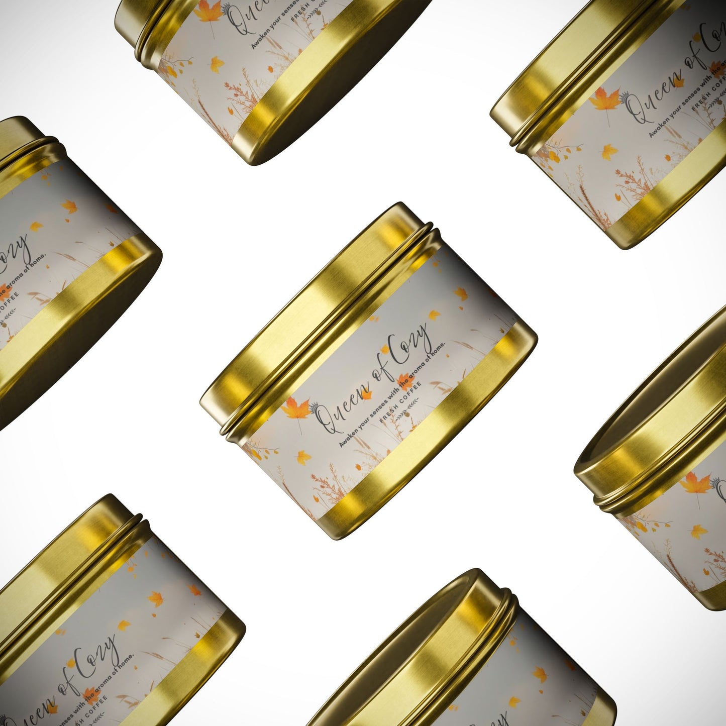 Queen of Cozy Tin Candles | Fresh Coffee