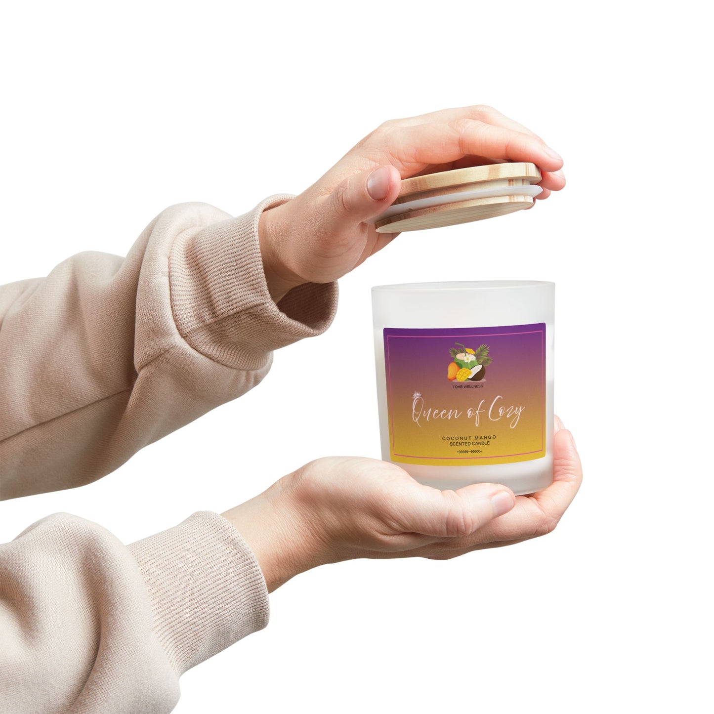 Cozy Coconut Mango Candle - Queen of Cozy