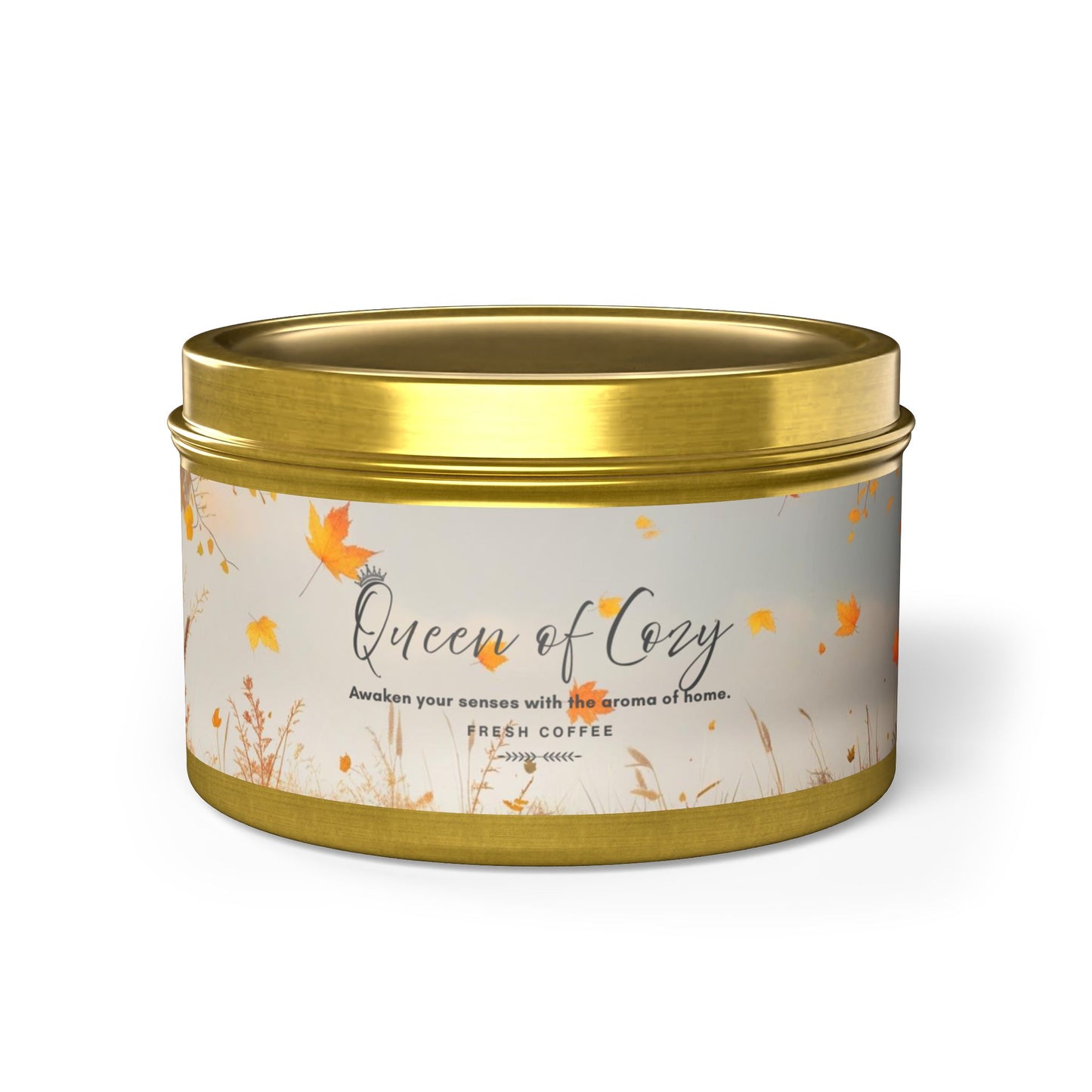 Queen of Cozy Tin Candles | Fresh Coffee