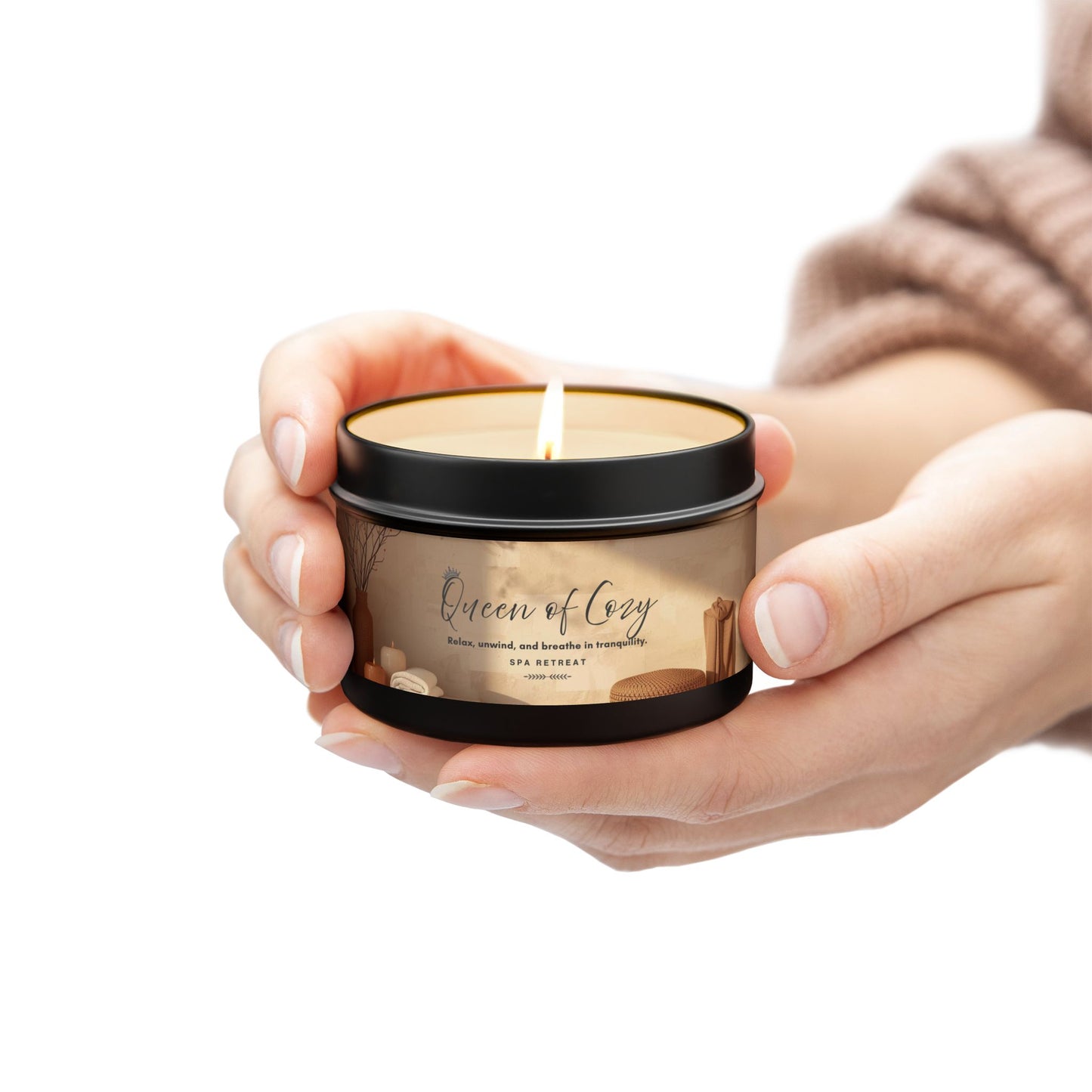 Queen of Cozy Tin Candles | Spa Retreat