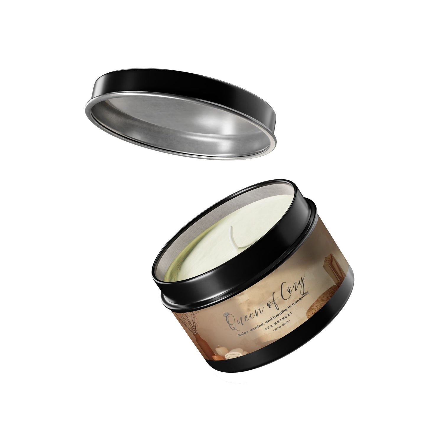 Queen of Cozy Tin Candles | Spa Retreat