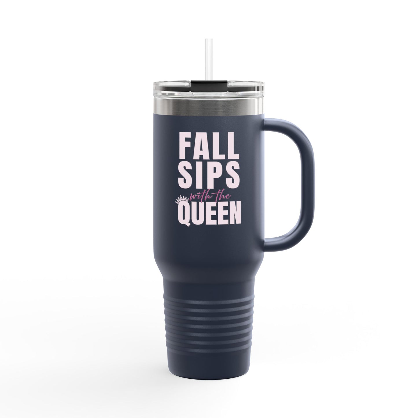 Fall Sips Queen Insulated Travel Mug