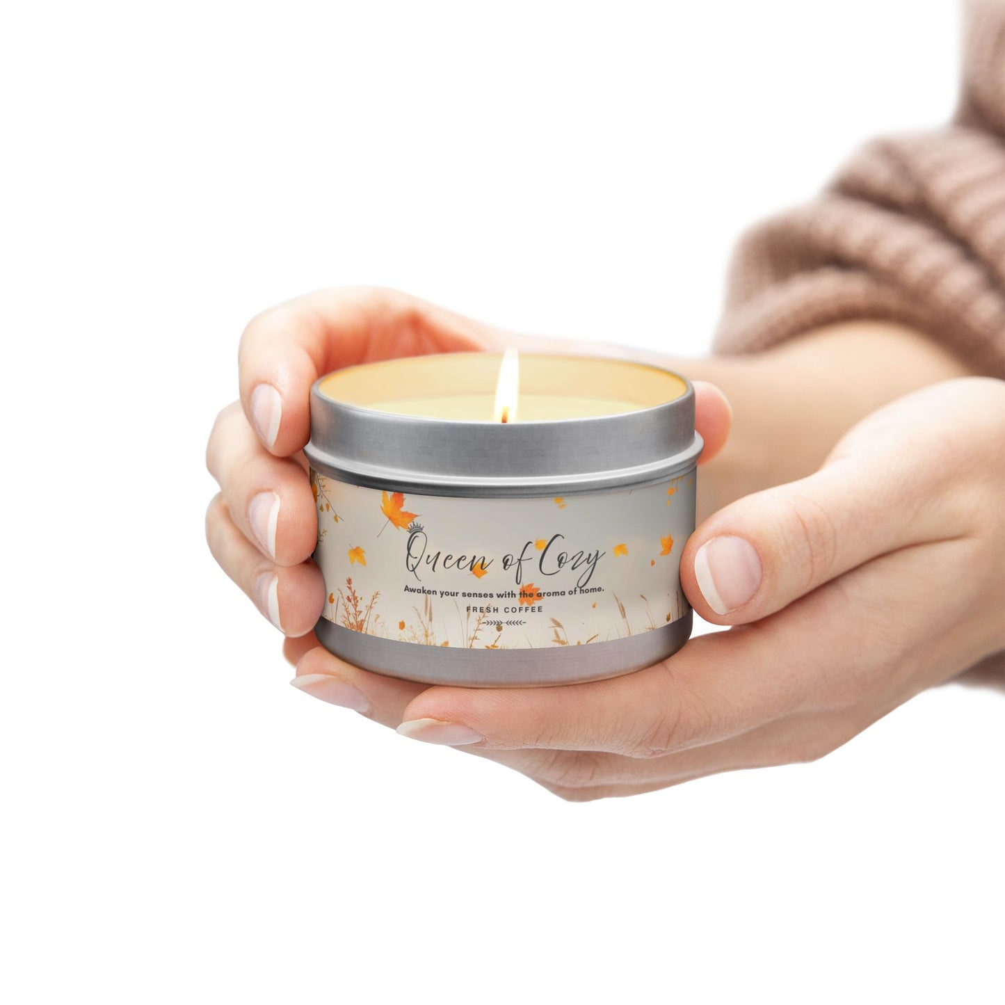 Queen of Cozy Tin Candles | Fresh Coffee