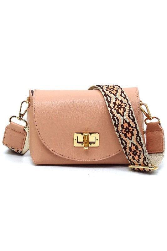 Bamboo Twist Crossbody Bag - The Queens Hanger Boutique