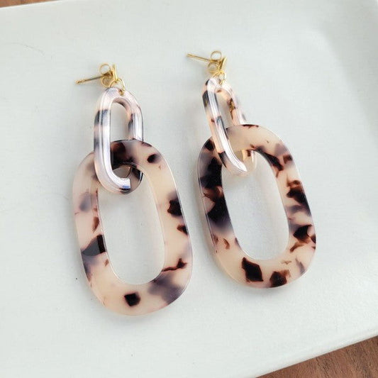 Blonde Tortoise Earrings -  - The Queens Hanger Boutique -
