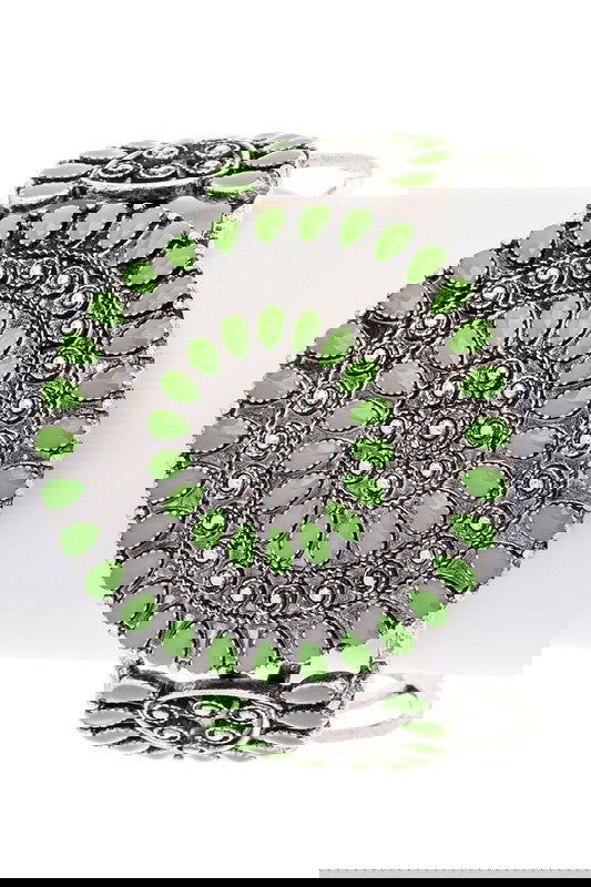 Bohemian Chic Stone Cuff - The Queens Hanger Boutique