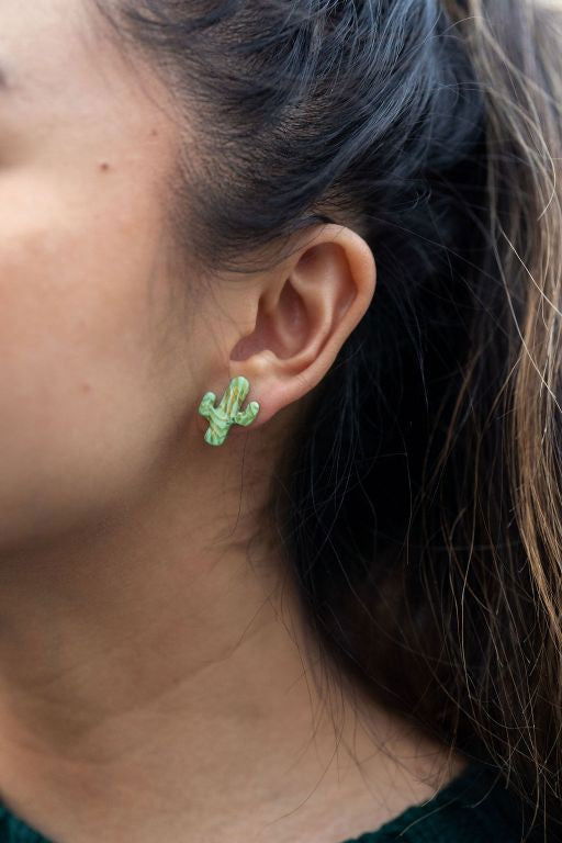 Cactus Studs -  - The Queens Hanger Boutique -