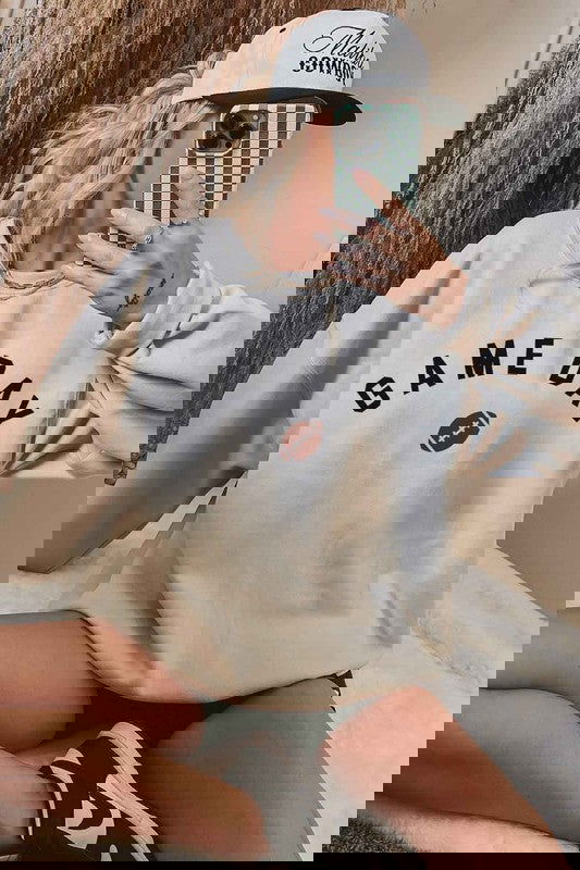 GAME DAY FOOTBALL TAILGATE GRAPHIC SWEATSHIRT -  - The Queens Hanger Boutique -