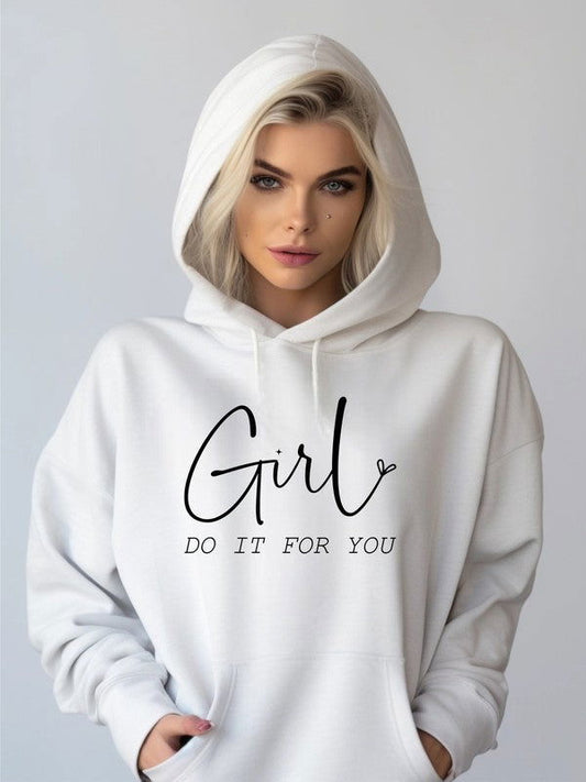 Girl Do It For You Softest Ever Graphic Hoodie - The Queens Hanger Boutique