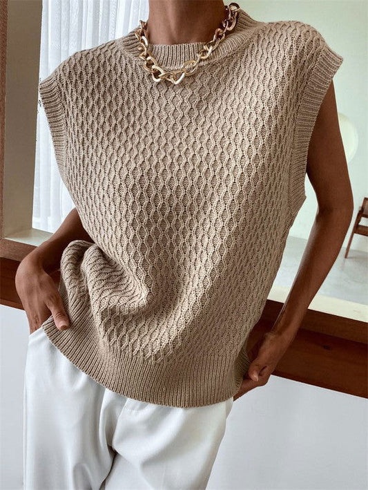 Knit Sweater Vest -  - The Queens Hanger Boutique -