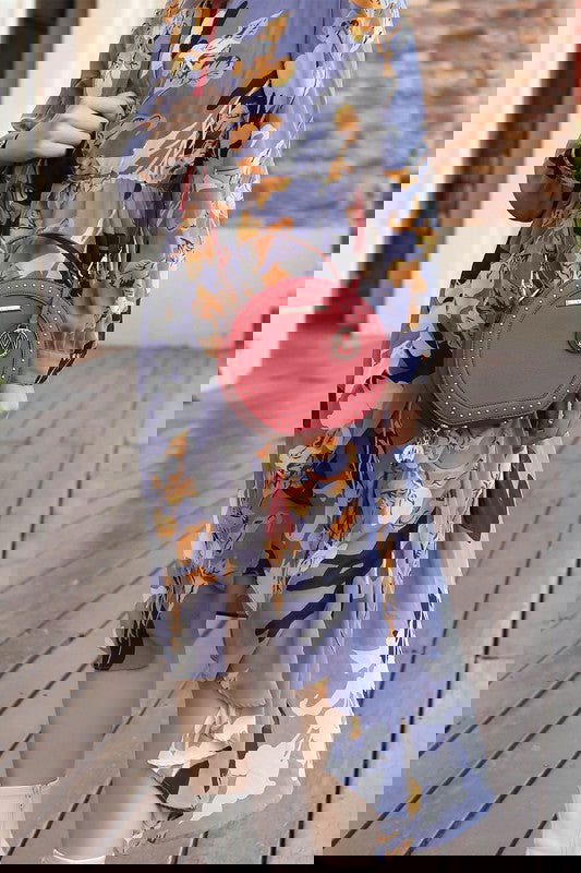 Lydie Multi Compartment Crossbody Bag b - The Queens Hanger Boutique