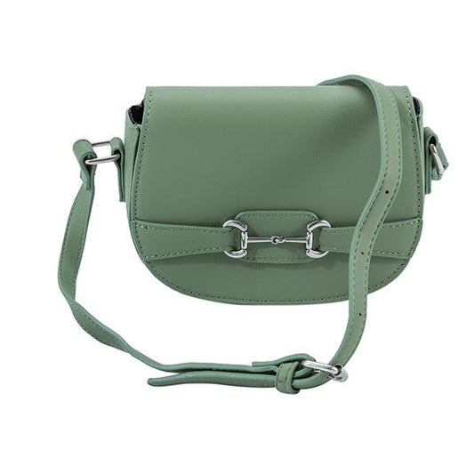 MINI SADDLE CROSSBODY BAG -  - The Queens Hanger Boutique -