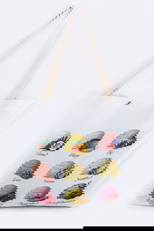 Mix Fruit Canvas Tote - The Queens Hanger Boutique