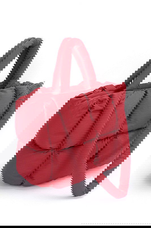 Puffer Convertible Tote Bag -  - The Queens Hanger Boutique -