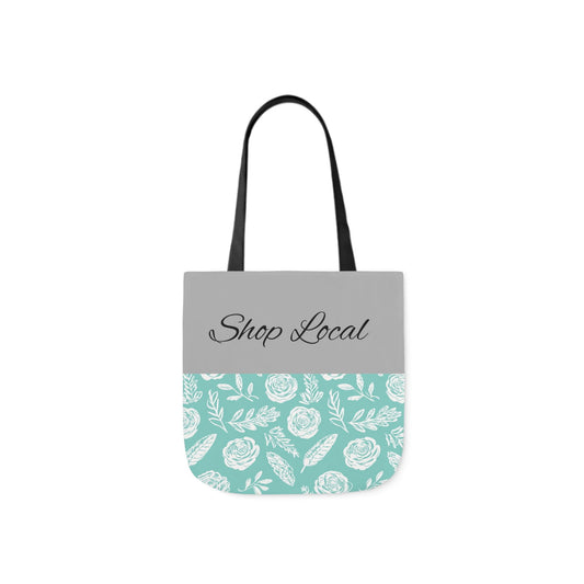 Shop Local Canvas Tote Bag, 5-Color Straps -  - The Queens Hanger Boutique -
