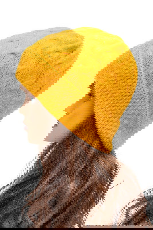 Slouchy Fit Soft Knit Beanie -  - The Queens Hanger Boutique -