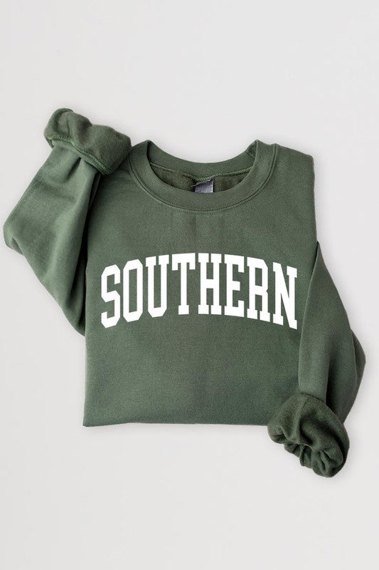 Southern Graphic Fleece Sweatshirts -  - The Queens Hanger Boutique -