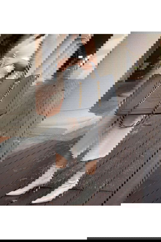 Stella Tote Handbag Crossover - The Queens Hanger Boutique