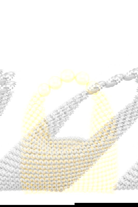 The Lustrous Pearl Square Bag - The Queens Hanger Boutique