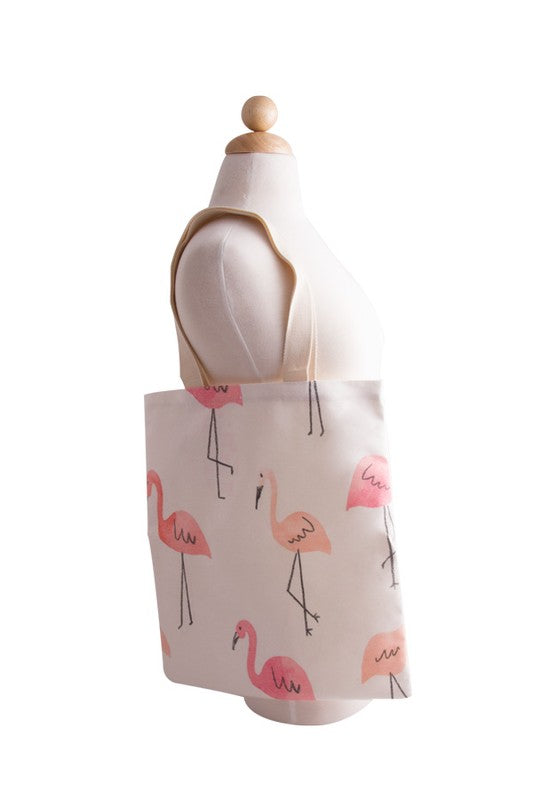 The Pink Flamingo Tote - The Queens Hanger Boutique