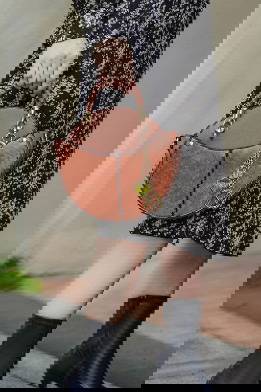 Vegan Leather Crossbody Bag - The Queens Hanger Boutique